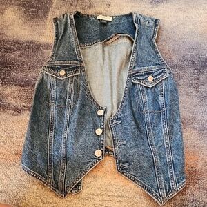 American Eagle Denim Vest